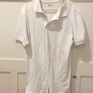Shirts | Mens White Polo Shirt | Poshmark